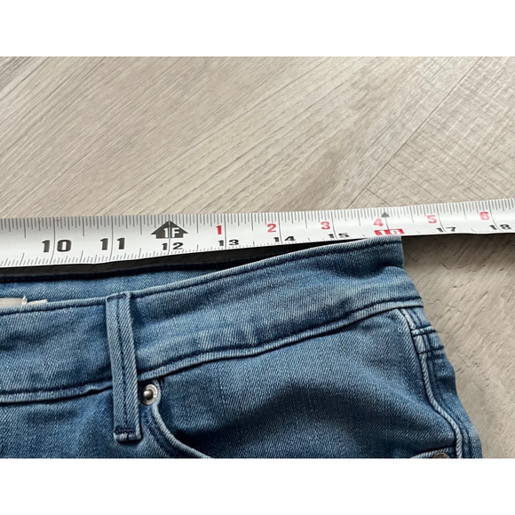 Levi’s mid rise skinny cuffed jeans size 12 - Picture 7 of 10